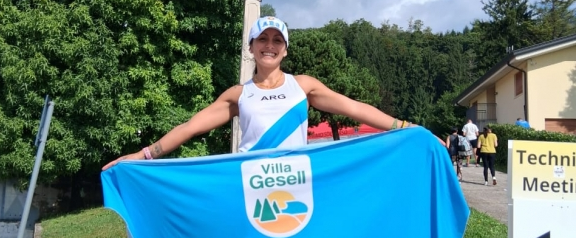 Una geselina en el mundial de trail máster